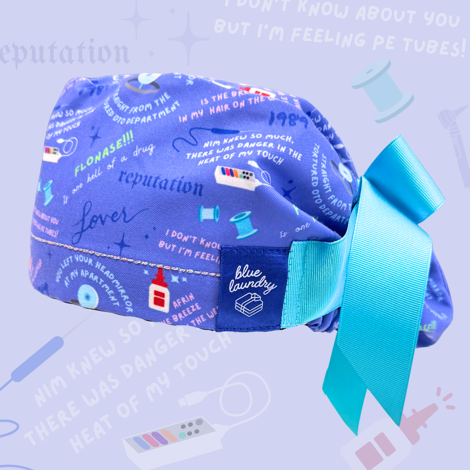 Swiftie Oto π ENT Head & Neck Otolaryngologist Scrub Hat