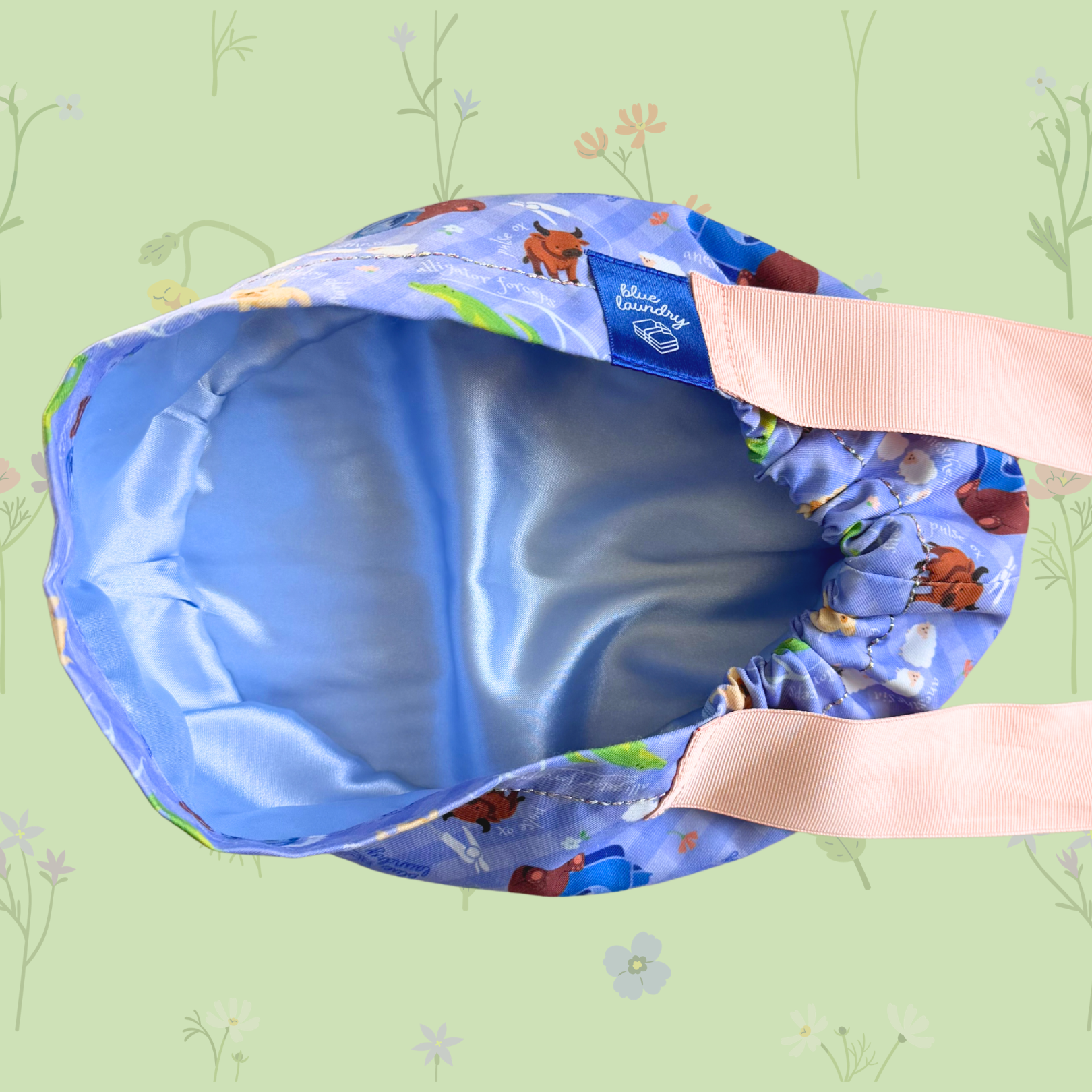 Animals in the OR π» - Satin Lined Scrub Hat for surgeons, nurses, anesthesiologists, CRNAs