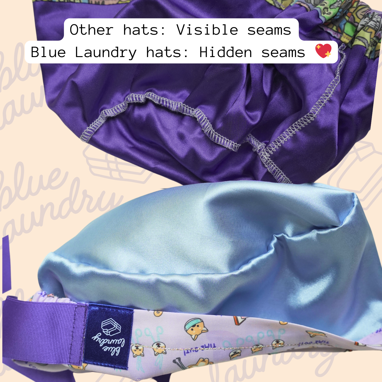 Meowdazolam π± - Satin Lined Hat for Anesthesiologists, CRNAs