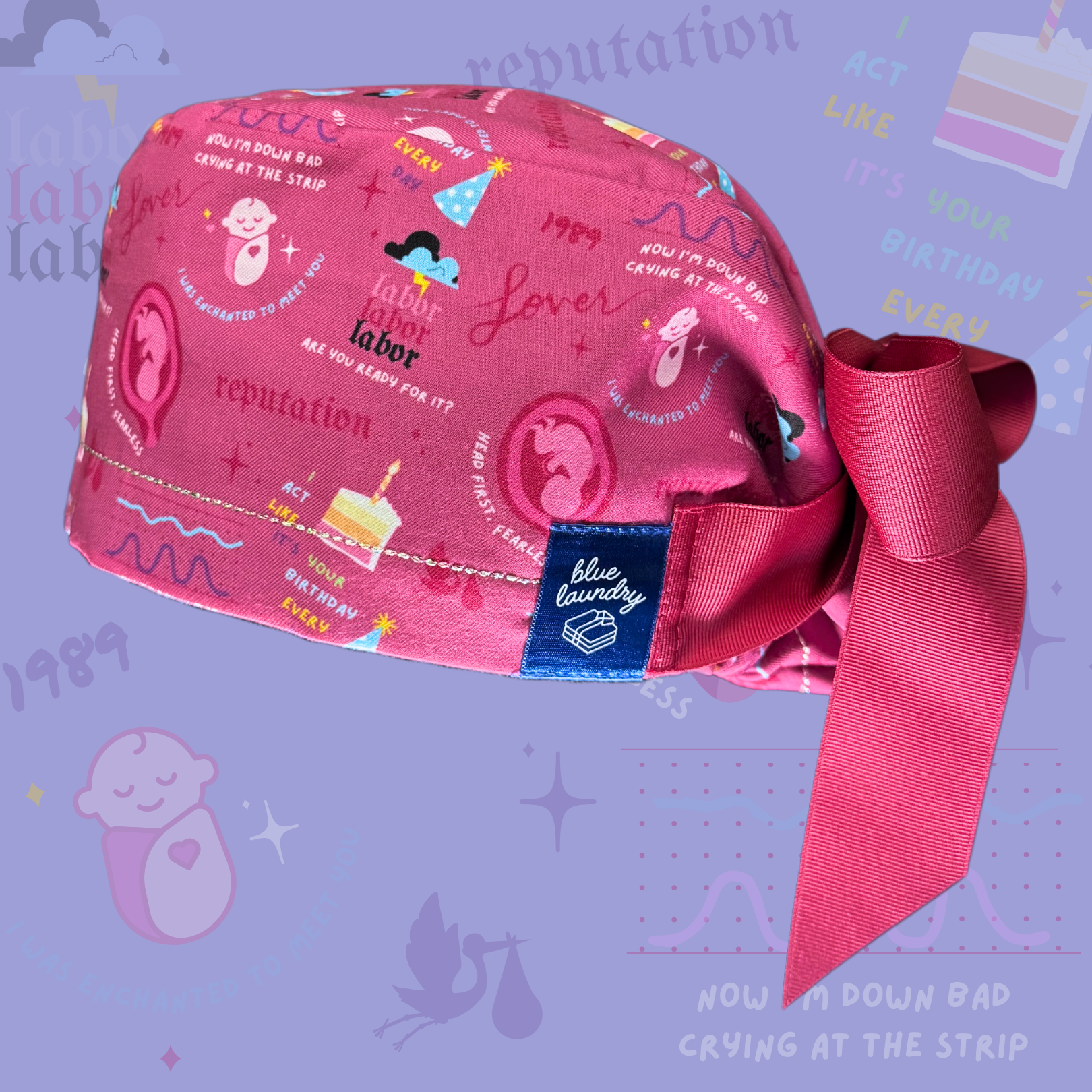 Swiftie Delivery πΆπ» - OB Gynecology, Midwife, Labor & Delivery Nurse Scrub Hat