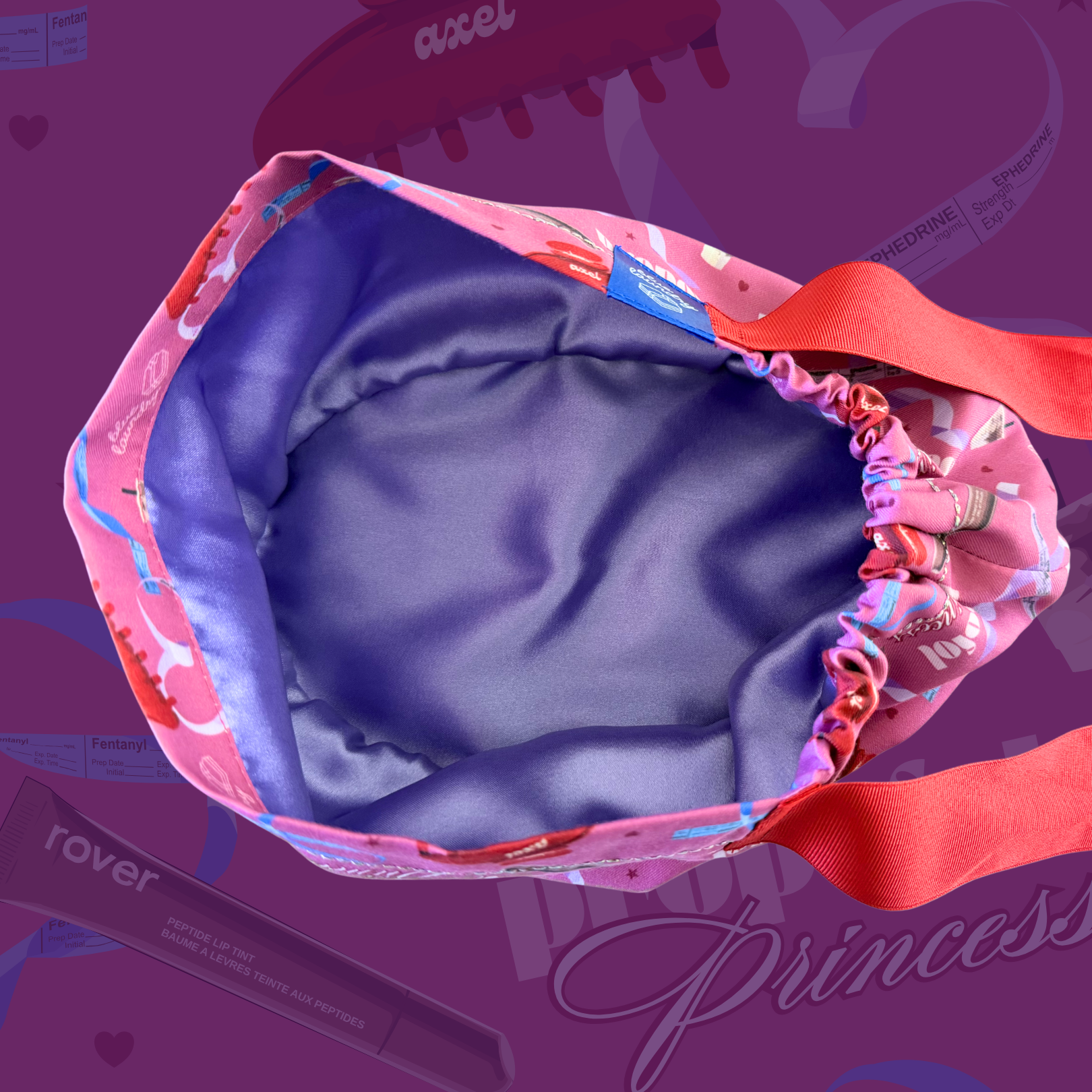 Propofol Princess - Satin Lined Hat for Anesthesiologists, CRNAs