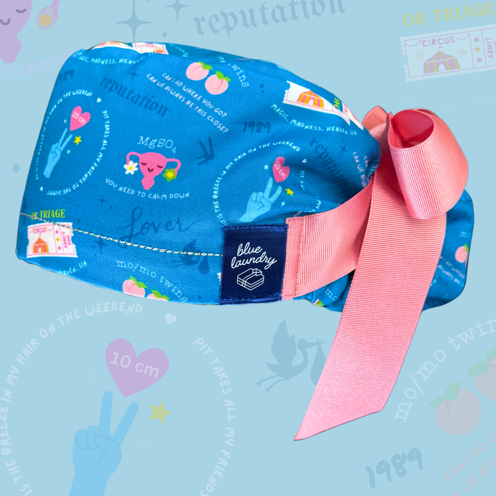 Swiftie Labor🤰🏼 - OB Gynecology, Midwife, Labor & Delivery Nurse Scrub Hat